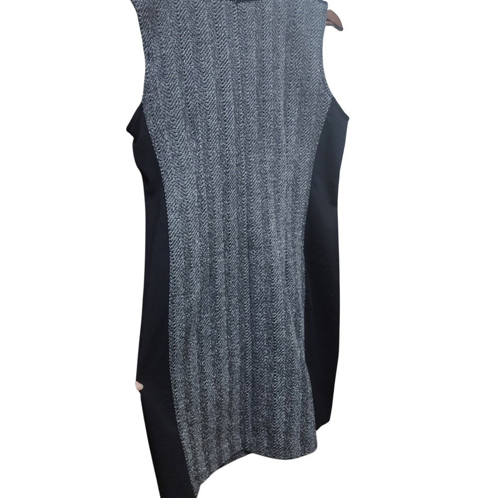 Liz Claiborne PXL Black Gray Sleeveless Dress‎